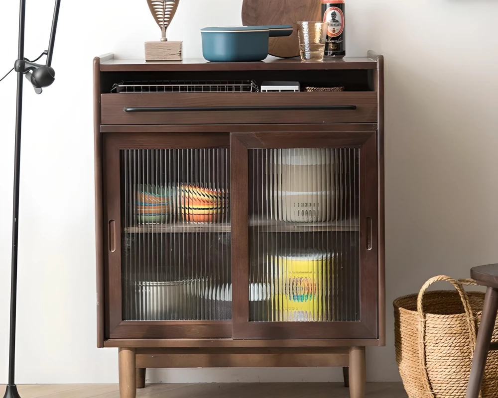 gray sideboard buffet