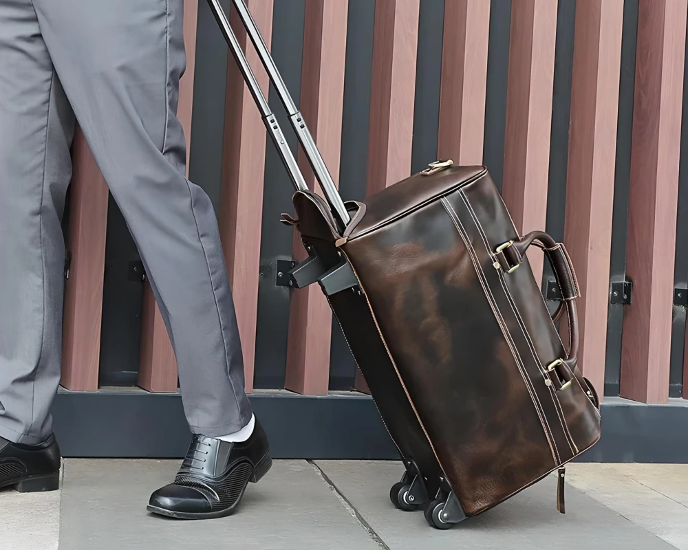 luggage bag with wheels