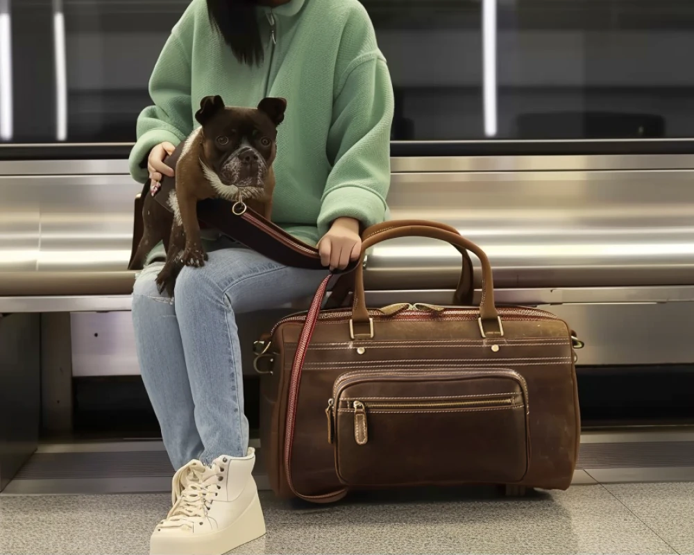 mens carry on bags leather